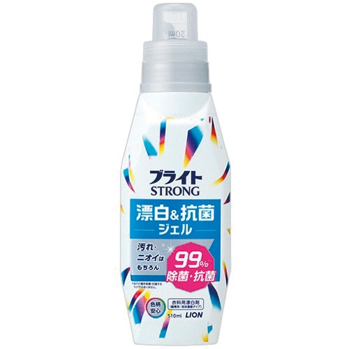ライオン ブライト STRONG 漂白&抗菌ジェル 本体 510ml 1本（ご注文単位1本）【直送品】