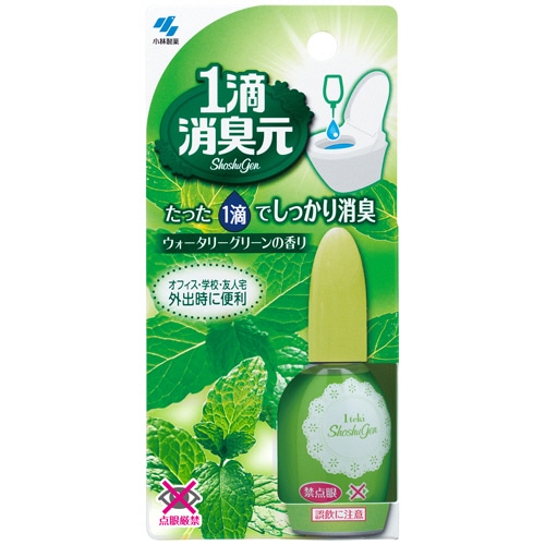 小林製薬 1滴消臭元 ウォータリーグリーンの香り 20ml 1個（ご注文単位1個）【直送品】