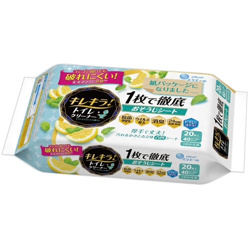 大王製紙 エリエール キレキラ! シトラスミントの香り つめかえ用 20枚/袋（ご注文単位1袋）【直送品】