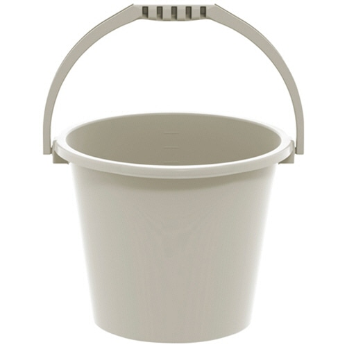 エコン バケツ 丸型 10L 372273 1個(ご注文単位1個)【直送品】