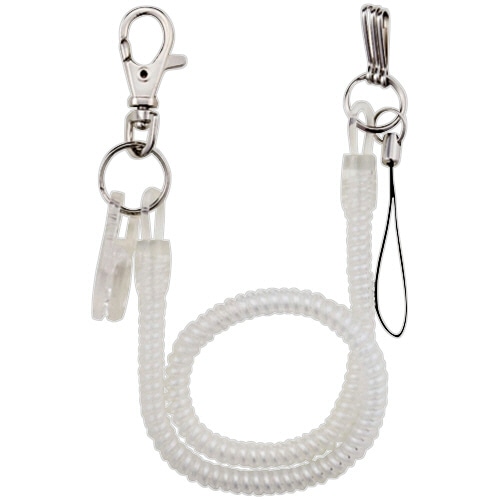 クツワ キーチェーン120 クリア KM009CL 1個（ご注文単位1個）【直送品】