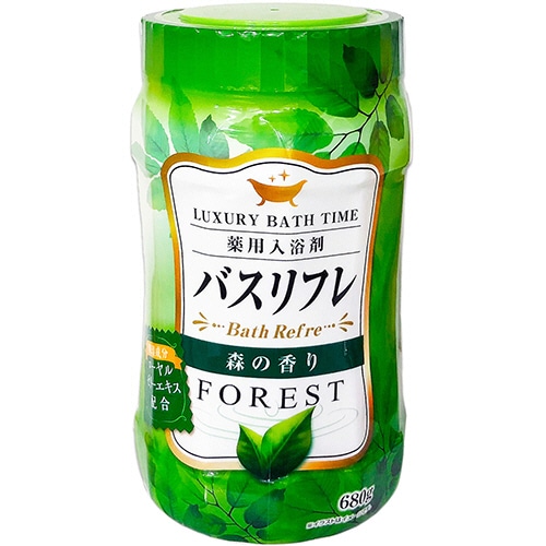 ライオンケミカル 薬用入浴剤バスリフレ 森の香り 本体 680g 1本（ご注文単位1本）【直送品】