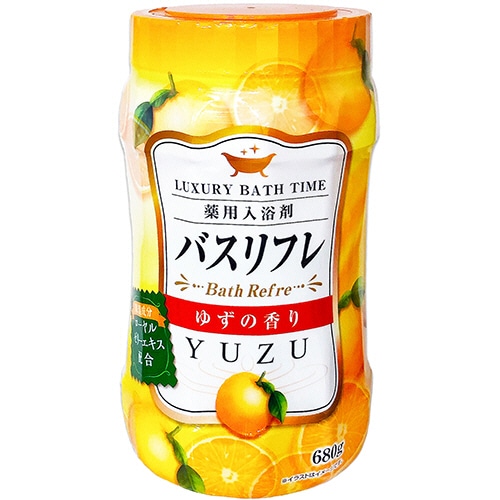 ライオンケミカル 薬用入浴剤バスリフレ ゆずの香り 本体 680g 1本（ご注文単位1本）【直送品】