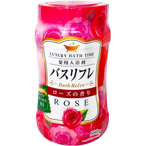 ライオンケミカル 薬用入浴剤バスリフレ ローズの香り 本体 680g 1本（ご注文単位1本）【直送品】