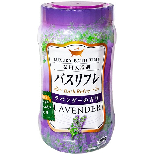 ライオンケミカル 薬用入浴剤バスリフレ ラベンダーの香り 本体 680g 1本（ご注文単位1本）【直送品】