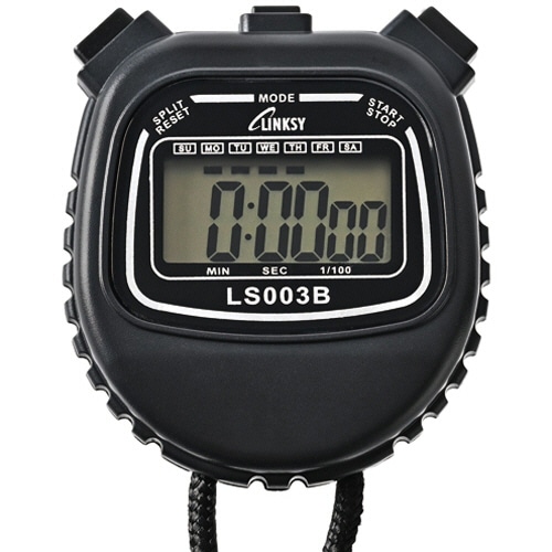 ワイナック LINKSY 多機能ストップウォッチ LS003B 1個(ご注文単位1個)【直送品】