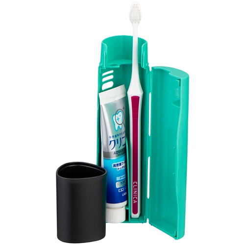 ライオン MIGACOT(ミガコット) クリニカアドバンテージハミガキ・ハブラシセット 1セット(ご注文単位1セット)【直送品】