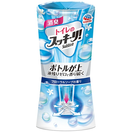 アース製薬 トイレのスッキーリ! フローラルソープ 400ml 1個（ご注文単位1個）【直送品】
