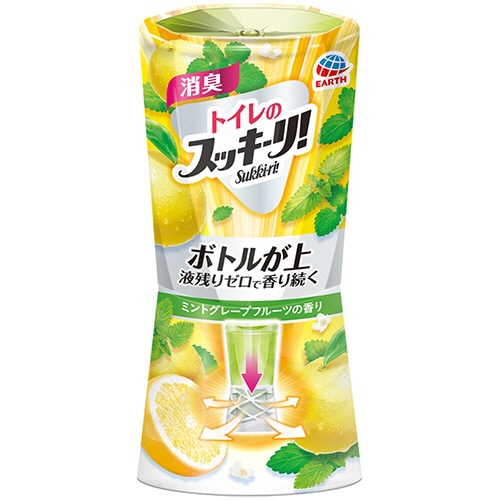 アース製薬 トイレのスッキーリ! ミントグレープフルーツ 400ml 1個（ご注文単位1個）【直送品】