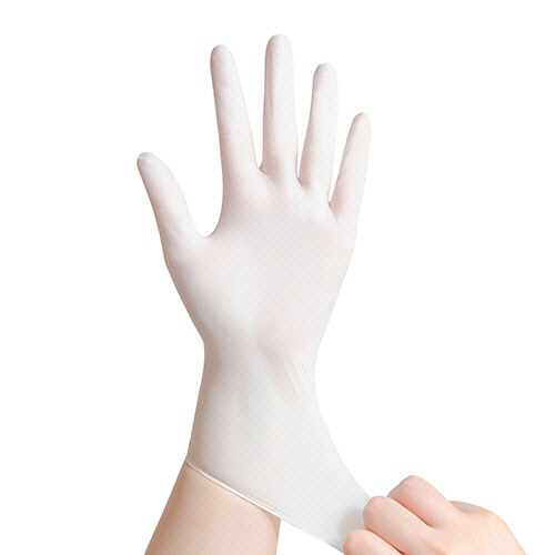 アマノ マーベルグローブ DAIYA パウダーフリー M ホワイト AM-CF362 100枚/箱(ご注文単位1箱)【直送品】