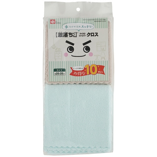 レック 激落ちくん マイクロファイバークロス S00735 10枚/袋（ご注文単位1袋）【直送品】