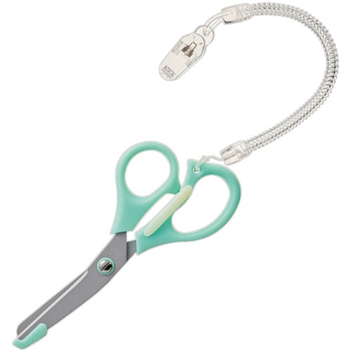 ティティメディカル ナーイスはさみ 右利き用 グリーン 1本(ご注文単位1本)【直送品】