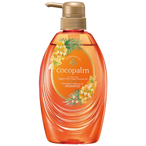 サラヤ ココパーム 南国スパ シャンプー 本体 480ml 1本（ご注文単位1本）【直送品】