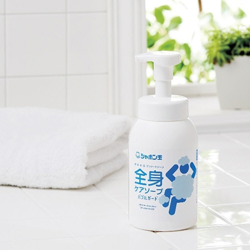 シャボン玉石けん 全身ケアソープ バブルガード 本体 570ml 1本(ご注文単位1本)【直送品】