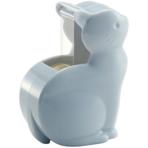 ニチバン セロテープ ねこカッター 15mm×8m ブルーグレー CT-15NEBG 1個(ご注文単位1個)【直送品】