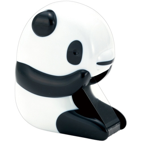 ニチバン セロテープ パンダカッター 15mm×8m ホワイト&ブラック CT-15PAWB 1個(ご注文単位1個)【直送品】