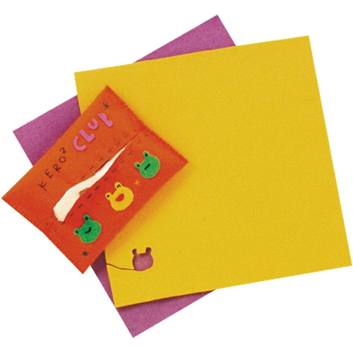 銀鳥産業 フェルト エメラルド 177-074 10枚/袋(ご注文単位1袋)【直送品】