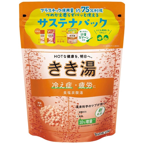 バスクリン きき湯 食塩炭酸湯 360g 1個（ご注文単位1個）【直送品】