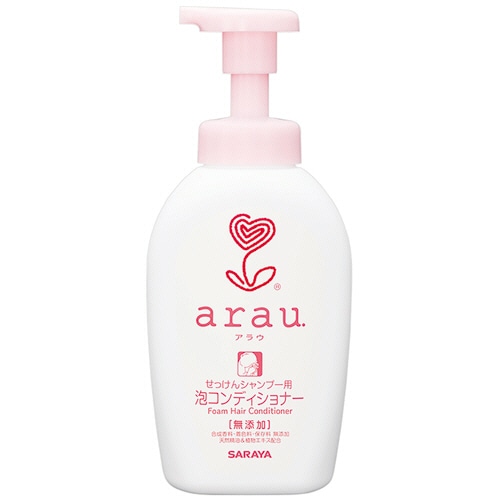 サラヤ アラウ.泡せっけんコンディショナー 本体 500ml 1個（ご注文単位1個）【直送品】