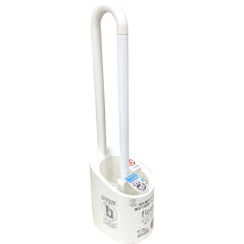 ヨコズナクリエーション フロート トイレブラシ ケース付 アイボリー 1個(ご注文単位1個)【直送品】