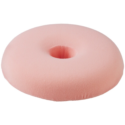 iiもの本舗 高反発もっちり円座クッション ピーチ 1個(ご注文単位1個)【直送品】