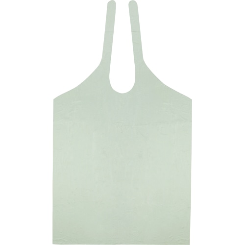 ファーストレイト PE食事用エプロン タイオンタイプ グリーン FR-839 50枚/箱（ご注文単位1箱）【直送品】