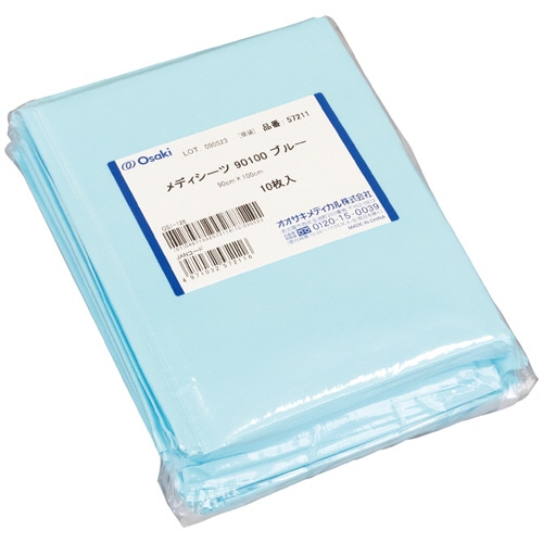 オオサキメディカル メディシーツ 90×100cm 10枚/袋(ご注文単位1袋)【直送品】