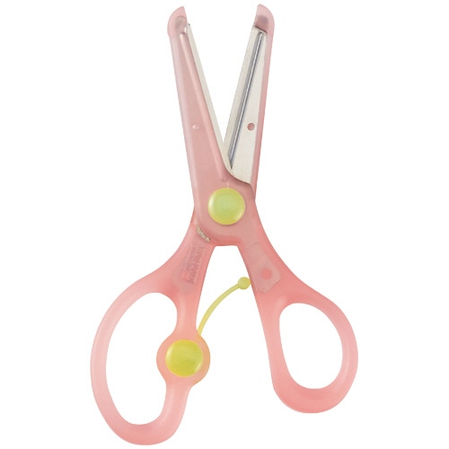クツワ 教育はさみ きっちょん 右手用 ピンク SS117PK 1個（ご注文単位1個）【直送品】