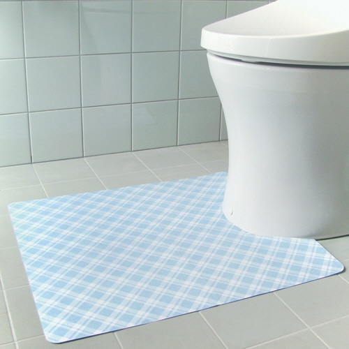 今村紙工 トイレフロアシート ブルー 20枚/袋(ご注文単位1袋)【直送品】