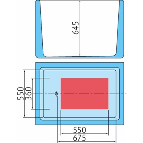 アロン化成 吸着すべり止めマット 浴槽内用 S 36×55cm ブルー 535-447 1枚(ご注文単位1枚)【直送品】