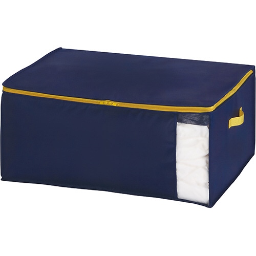 東和産業 コンパクト優収納アルファ M ネイビー 1個(ご注文単位1個)【直送品】