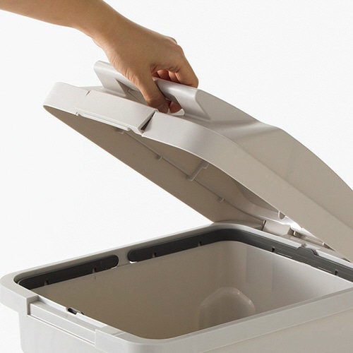 アスベル SPハンドル付ダストボックス 70L ホワイト 1台（ご注文単位1台）【直送品】