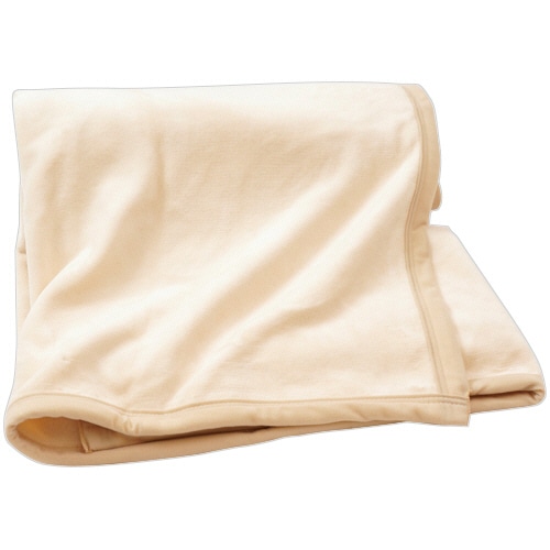 大津コーポレーション 無着色 コットンブランケット アイボリー 9130503F-9 1枚（ご注文単位1枚）【直送品】
