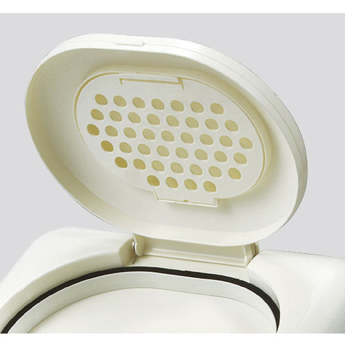 ティーワールド 消臭剤配合防臭ペール ホワイト 14L 1個(ご注文単位1個)【直送品】