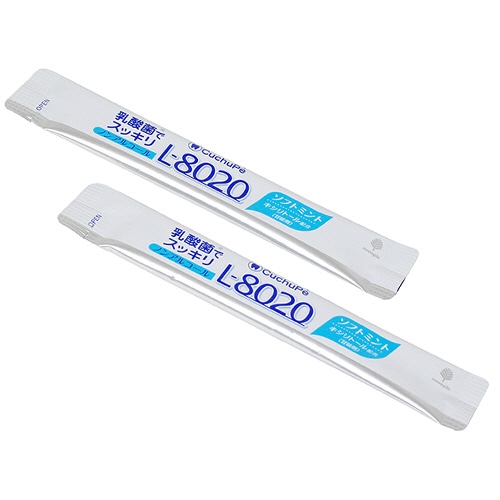 紀陽除虫菊 クチュッペ L-8020 マウスウォッシュ ソフトミント(ノンアルコール)スティックタイプ 10ml K-7092 100本/箱(ご注文単位1箱)【直送品】