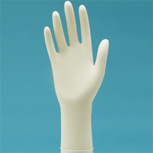 オカモト エコソフト グローブD 天然ゴムラテックス パウダーフリー L OM-365-L 100枚/箱(ご注文単位1箱)【直送品】