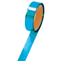 ササガワ メッキテープ 幅25mm×長さ50m 青 40-4485 1巻(ご注文単位1巻)【直送品】
