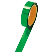 ササガワ メッキテープ 幅25mm×長さ50m 緑 40-4481 1巻(ご注文単位1巻)【直送品】