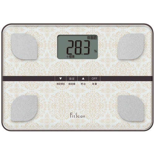 タニタ 体組成計 FitScan ホワイト FS-103-WH 1台（ご注文単位1台）【直送品】