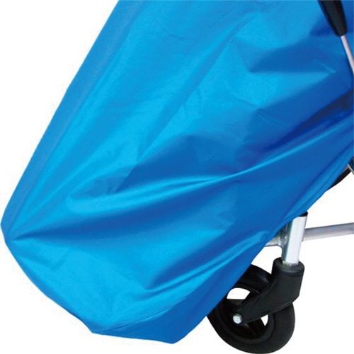 弘進ゴム 車いすレイン はおるっちゃ コートタイプ ブルー 1枚(ご注文単位1枚)【直送品】