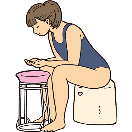 アロン化成 湯おけスタンド M 535-184 1個(ご注文単位1個)【直送品】