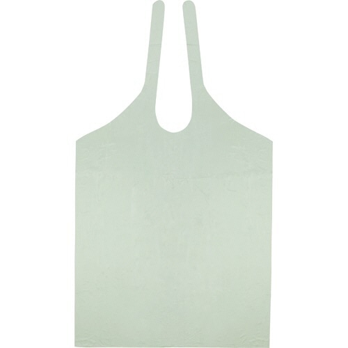 ファーストレイト PE食事用エプロン タイオンタイプ グリーン FR-839 50枚 10個/袋（ご注文単位1袋）【直送品】