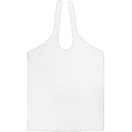 ファーストレイト PE食事用エプロン タイオンタイプ ホワイト FR-817 50枚 10個/袋（ご注文単位1袋）【直送品】