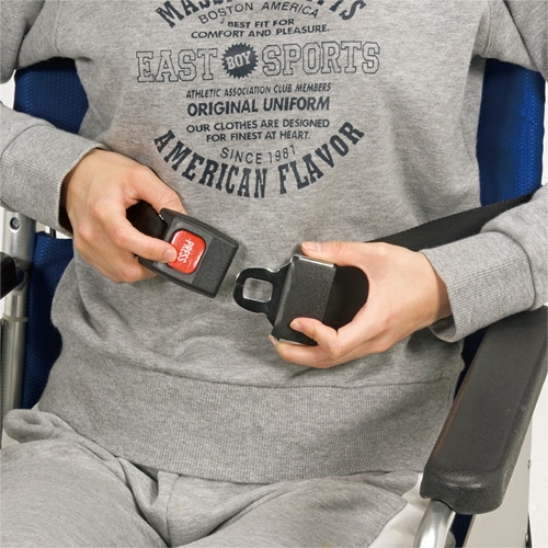 特殊衣料 車椅子シートベルト カーバックルタイプ 4017 1個(ご注文単位1個)【直送品】