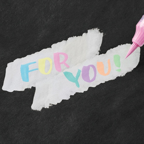 ぺんてる ミルキーブラッシュ 8色(各色1本) GFH-P8ST 1パック(ご注文単位1パック)【直送品】