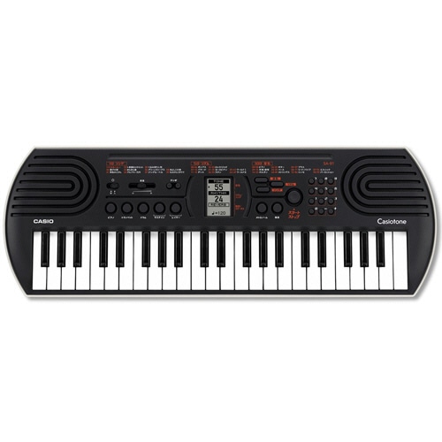 カシオ カシオトーン ミニキーボード ブラック SA-81 1台（ご注文単位1台）【直送品】