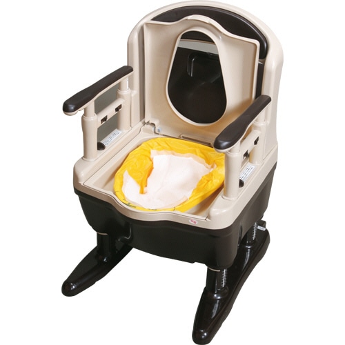 アロン化成 ポータブルトイレ用処理袋 すっきりポイ イエロー 533-226 30枚/袋(ご注文単位1袋)【直送品】