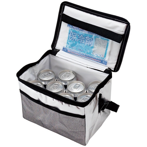 アサヒ興洋 ソフトクーラーバッグアルミ 6L AC22-01 1個(ご注文単位1個)【直送品】