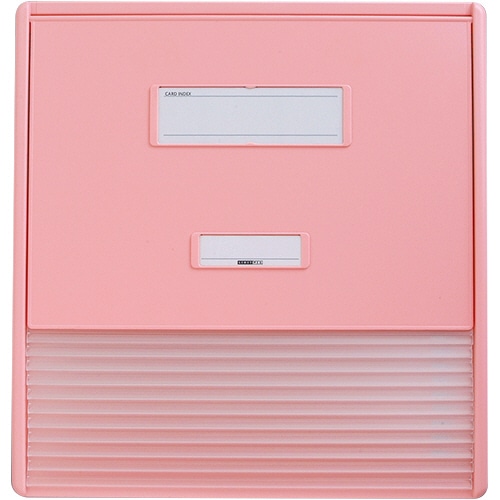 リヒトラブ カラーカードインデックス A3(A4タテ2面) 11ポケット ピンク HC113C-4 1冊（ご注文単位1冊）【直送品】