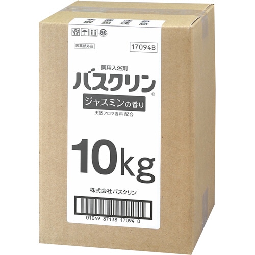 バスクリン ジャスミンの香り 業務用 10kg 1個（ご注文単位1個）【直送品】